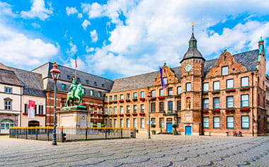 The old town, market square, Düsseldorf